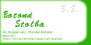 botond stolba business card